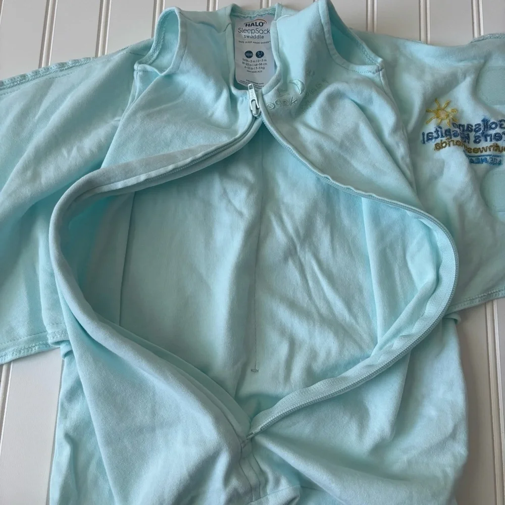 Halo SleepSack | Baby SleepSack Swaddle 0-3 Months Light Blue
